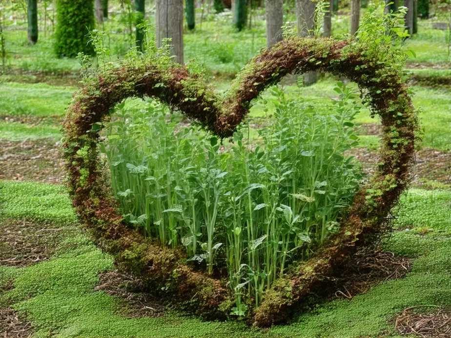 Plantas Poderosas para Emagrecer: O Guia Definitivo dos Amantes da Saúde Natural 2 Um jardim com plantas e ervas utilizadas para emagrecimento e saúde natural.