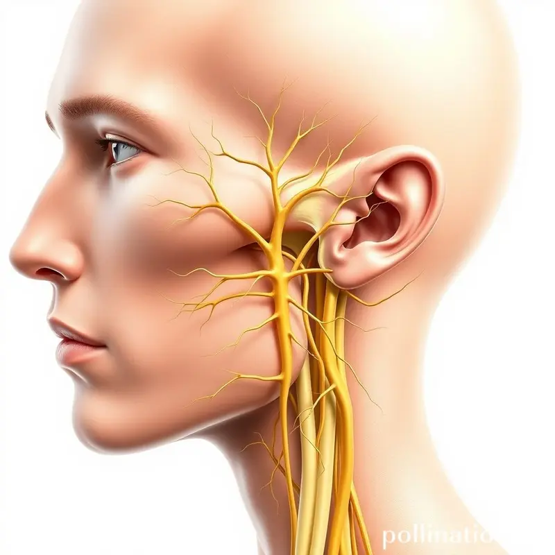 Anatomia do nervo trigêmeo e suas ramificações faciais.