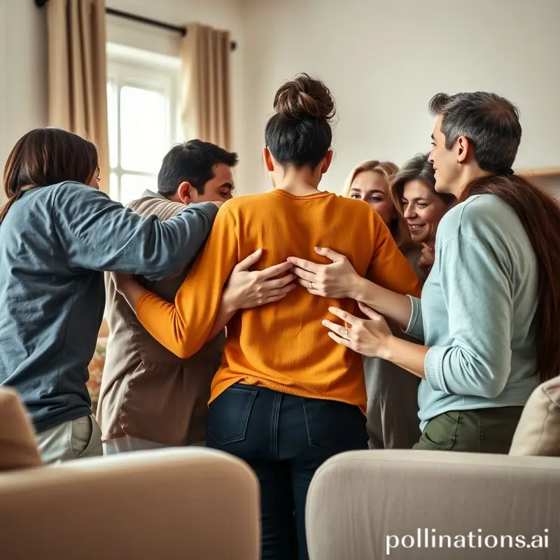 Grupo de pessoas em um ambiente acolhedor, simbolizando apoio mútuo na luta contra a Doença de Crohn.