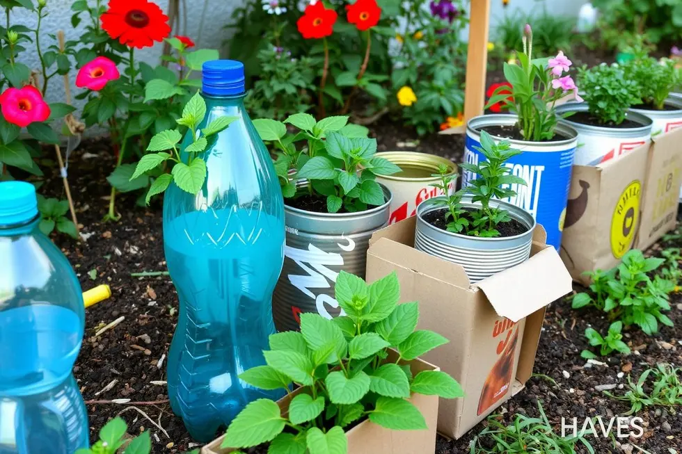 Reciclagem de Materiais do Dia a Dia para Jardinagem