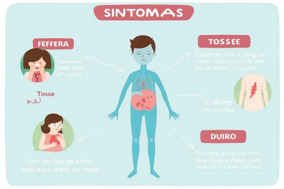 Sintomas comuns da gripe que você deve conhecer.
