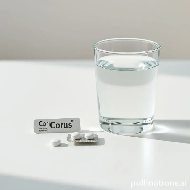 Frascos de Corus prontos para serem utilizados em ambiente clínico.