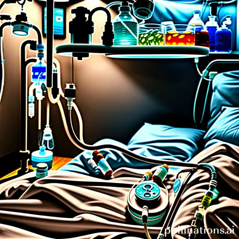 Ilustração dos pulmões mostrando o acúmulo de líquido no edema pulmonar.