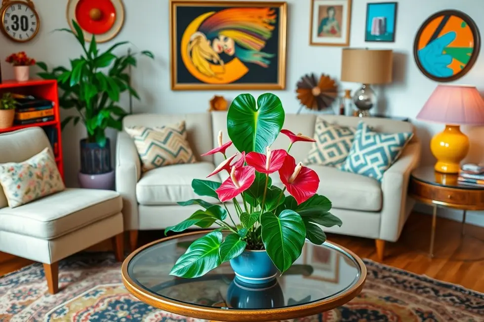 Incorporando o Antúrio na sua Decoração: Ideias Criativas