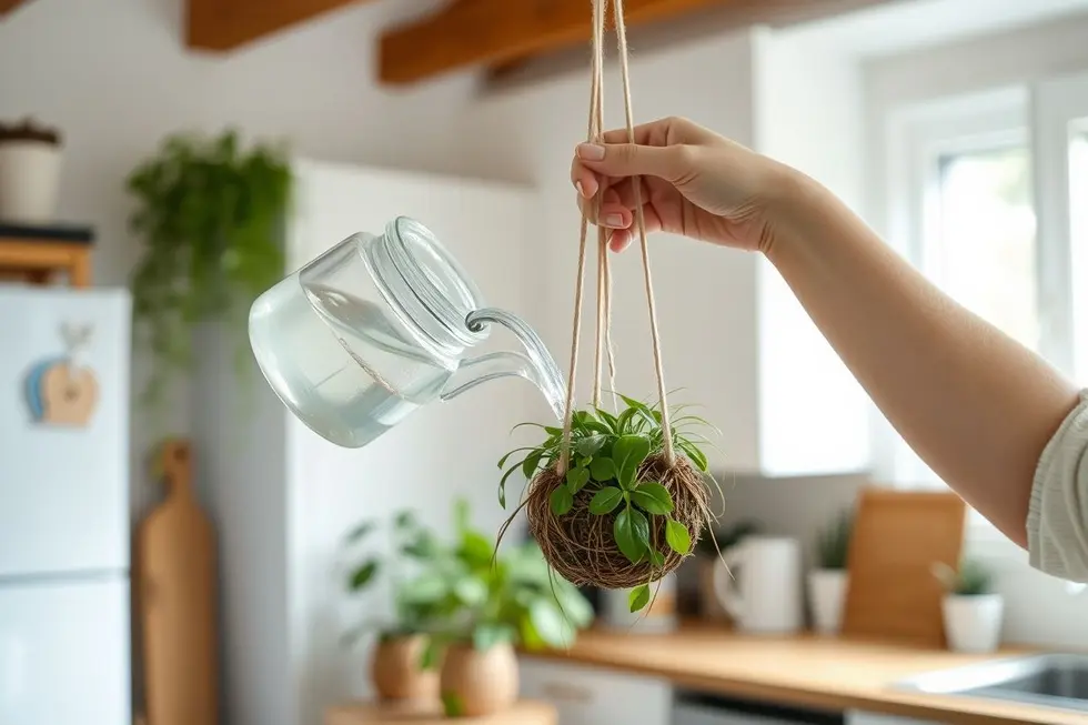 Cuidados e Manutenção do Kokedama com Musgo Sphagnum