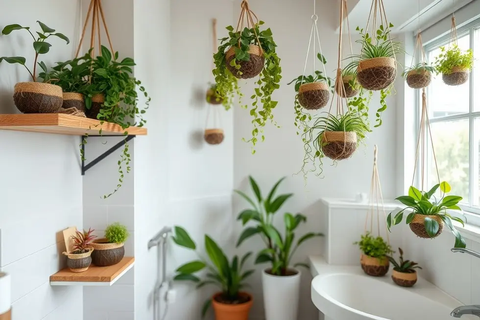 Dicas Práticas para Incorporar Kokedama na Decoração do Seu Banheiro
