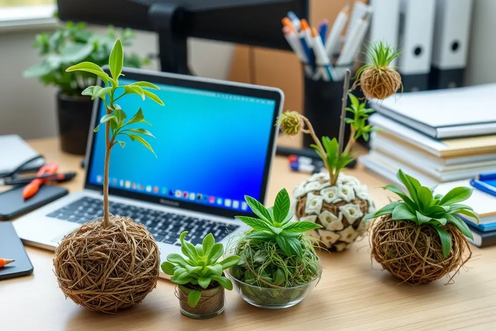 7 Dicas de Como Incorporar Kokedama no Seu Escritório
