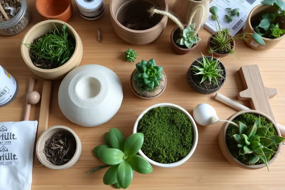 Materiais e Passos para Fazer Seu Kokedama