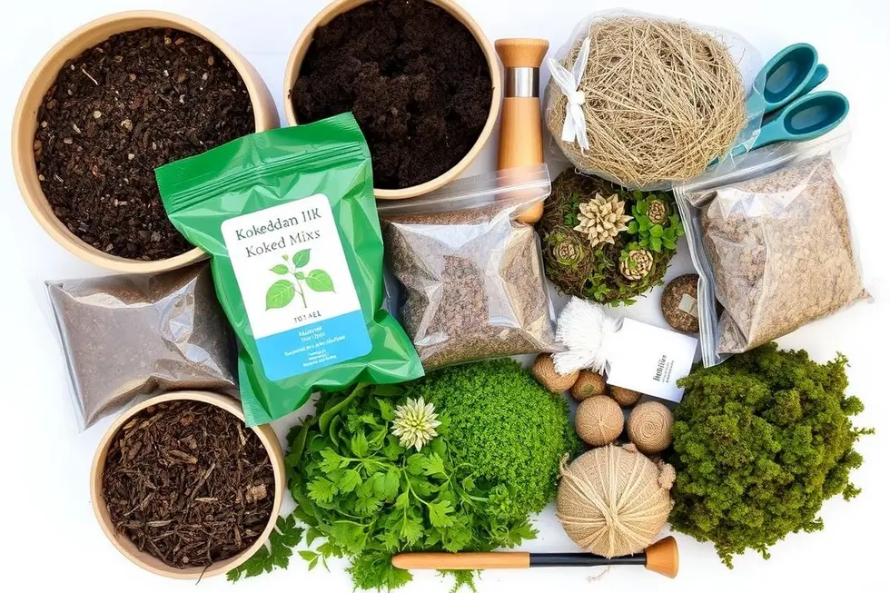 Materiais Necessários para Fazer Kokedama Suspenso