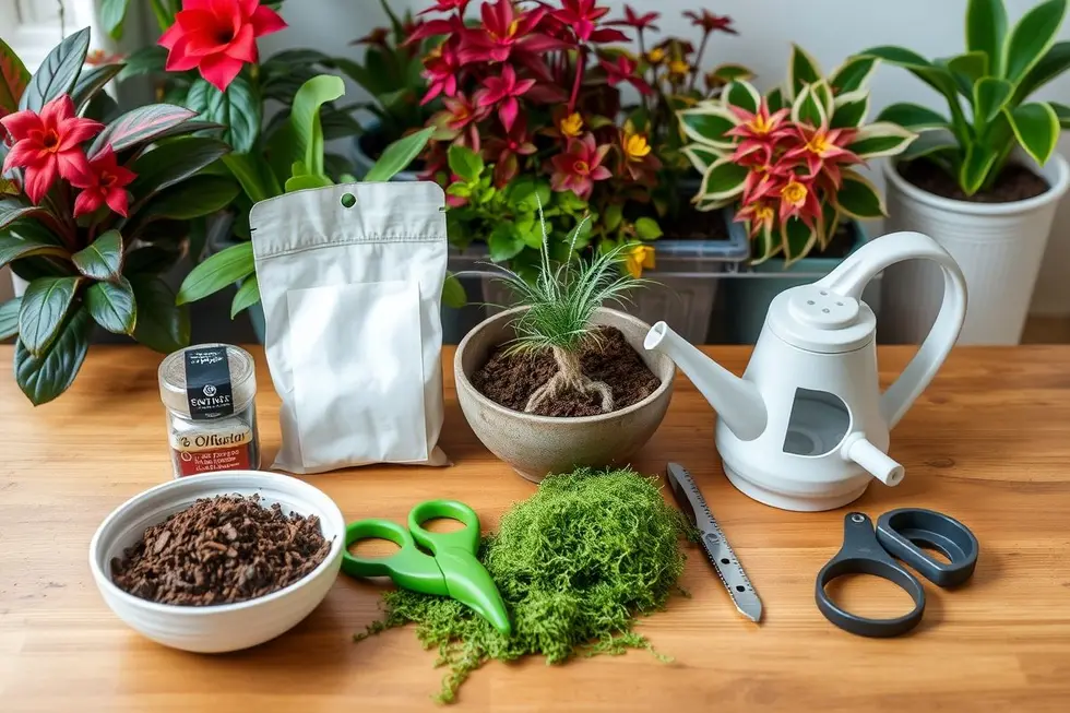2. Ferramentas Básicas para Kokedama: O que Você Precisa?