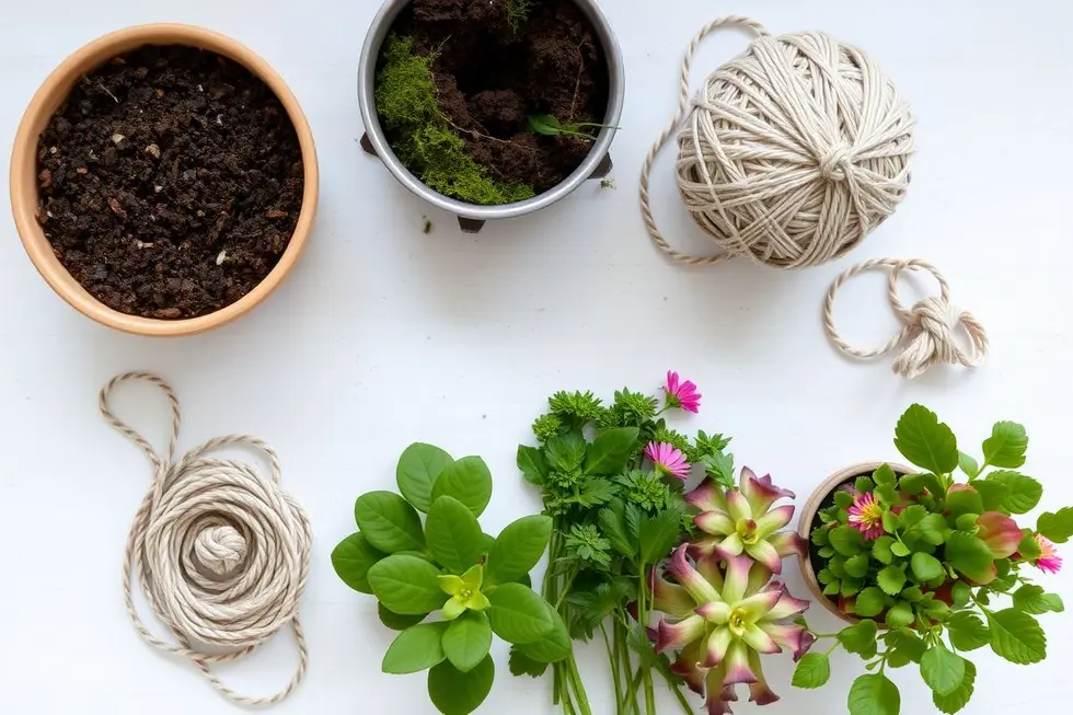 Materiais e Ferramentas Essenciais para Fazer Kokedama