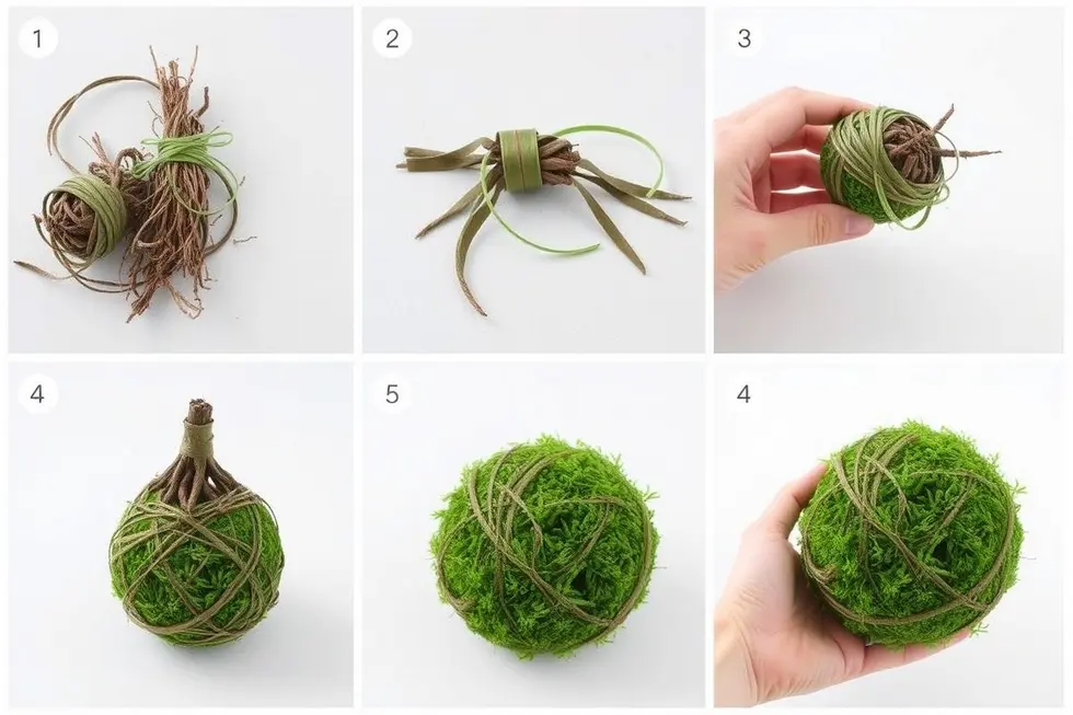 Passo a Passo: Criando Sua Kokedama de Orquídea
