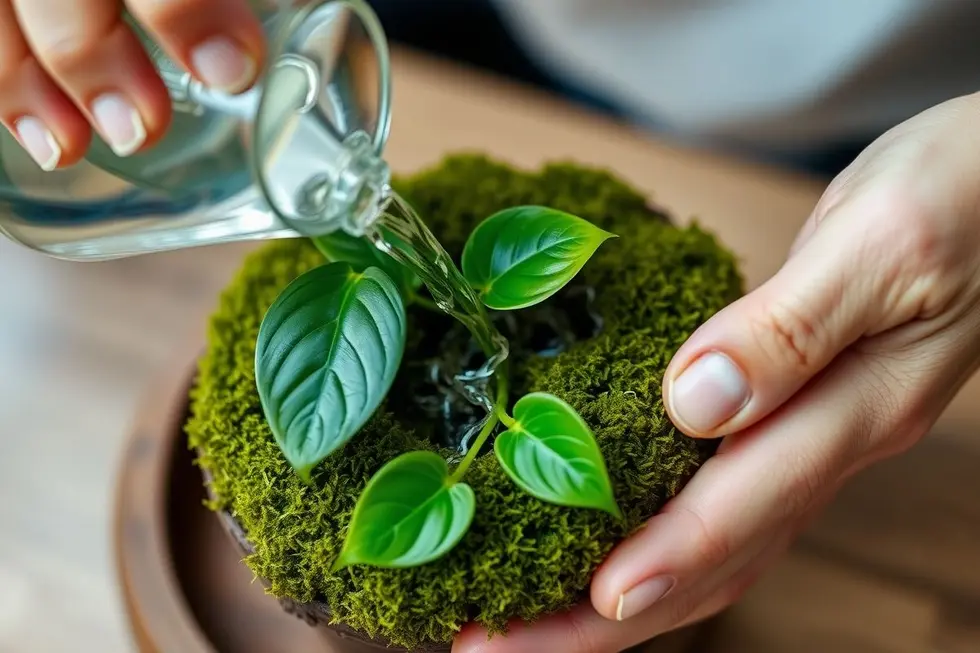Técnicas de Rega para sua Kokedama